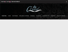 Tablet Screenshot of hotelcrystal.rs