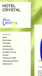 Mobile Screenshot of hotelcrystal.de