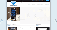 Desktop Screenshot of hotelcrystal.co.in